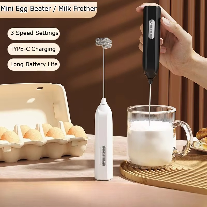 Electric Handheld Milk Frother - Portable Blender Usb Rechargeable 评论和价格